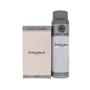 Louis Cardin Credible EDP For Men 100ml + Deodorant Body Spray 200ml