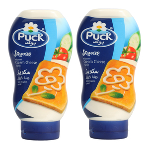 Puck Cream Cheese Squeeze Value Pack 2 x 400g