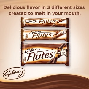 Buy Galaxy Flutes Chocolate Twin Finger 22.5g 10 + 1 Free Online at Best Price | Covrd Choco.Bars&Tab | Lulu Kuwait in Kuwait