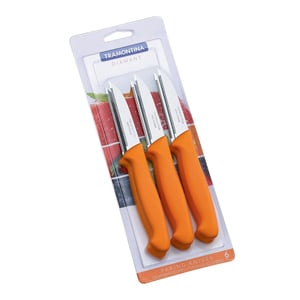 Tramontina Paring Knife 23899 3inch Assorted 6pcs