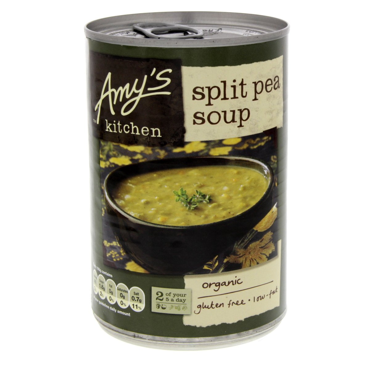 Amy's Organic Split Pea Soup Gluten Free Low Fat 400g