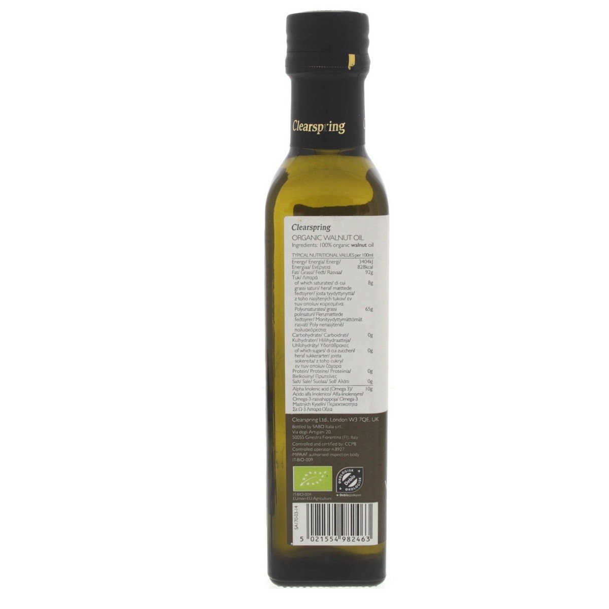 Clearspring Organic Walnut Oil 250 ml