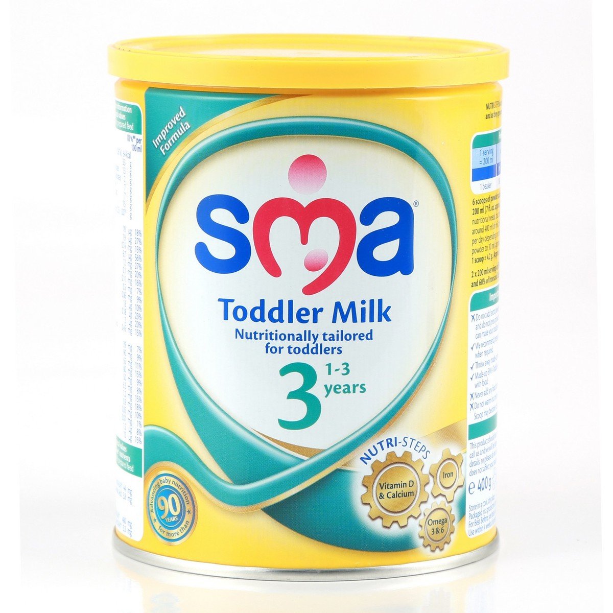 اشتري قم بشراء Sma Toddler Milk 3 From 1-3 Years 400 g Online at Best Price من الموقع - من لولو هايبر ماركت Bab.MilkPwdr&Formula في الامارات
