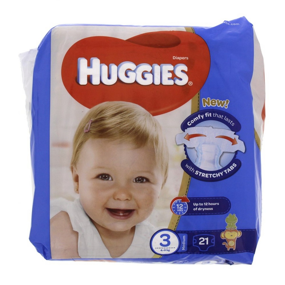 Huggies Size 3 Medium 4-9 kg 21 Diapers