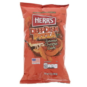 Herr's Deep Dish Pizza Flavored Cheese Curls 198.5 g