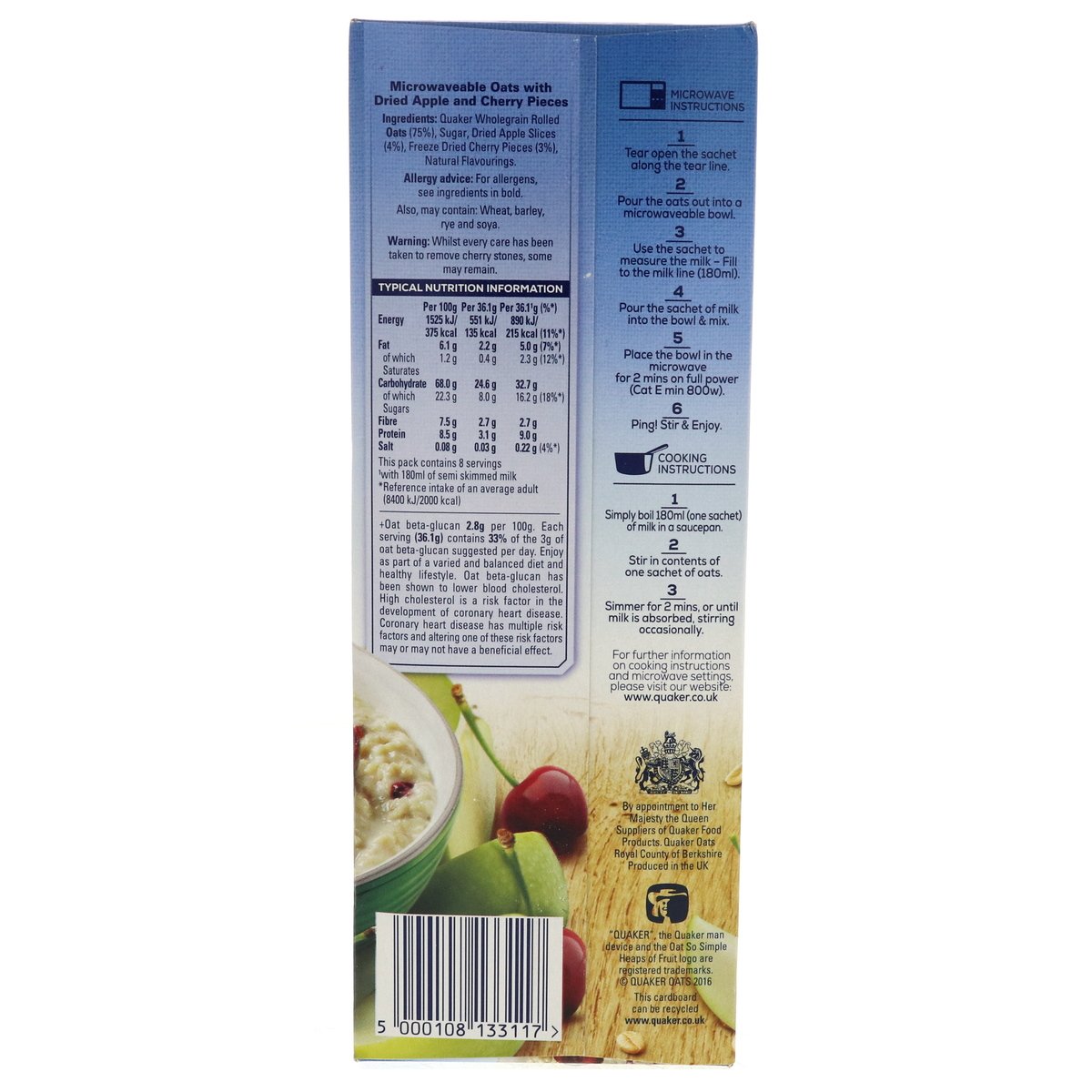 Quaker Oat So Simple Apple And Cherry 289 g