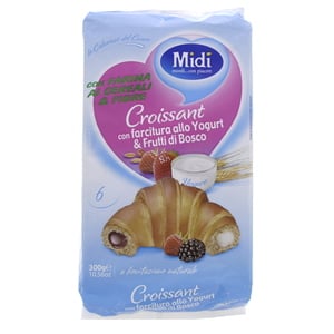 Midi Croissant Con Farcitura Allo Yogurt & Frutti Di Bosco 6 x 50 g
