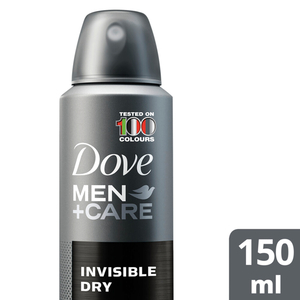 Dove Men+Care Antiperspirant Deodorant Invisible Dry 150ml