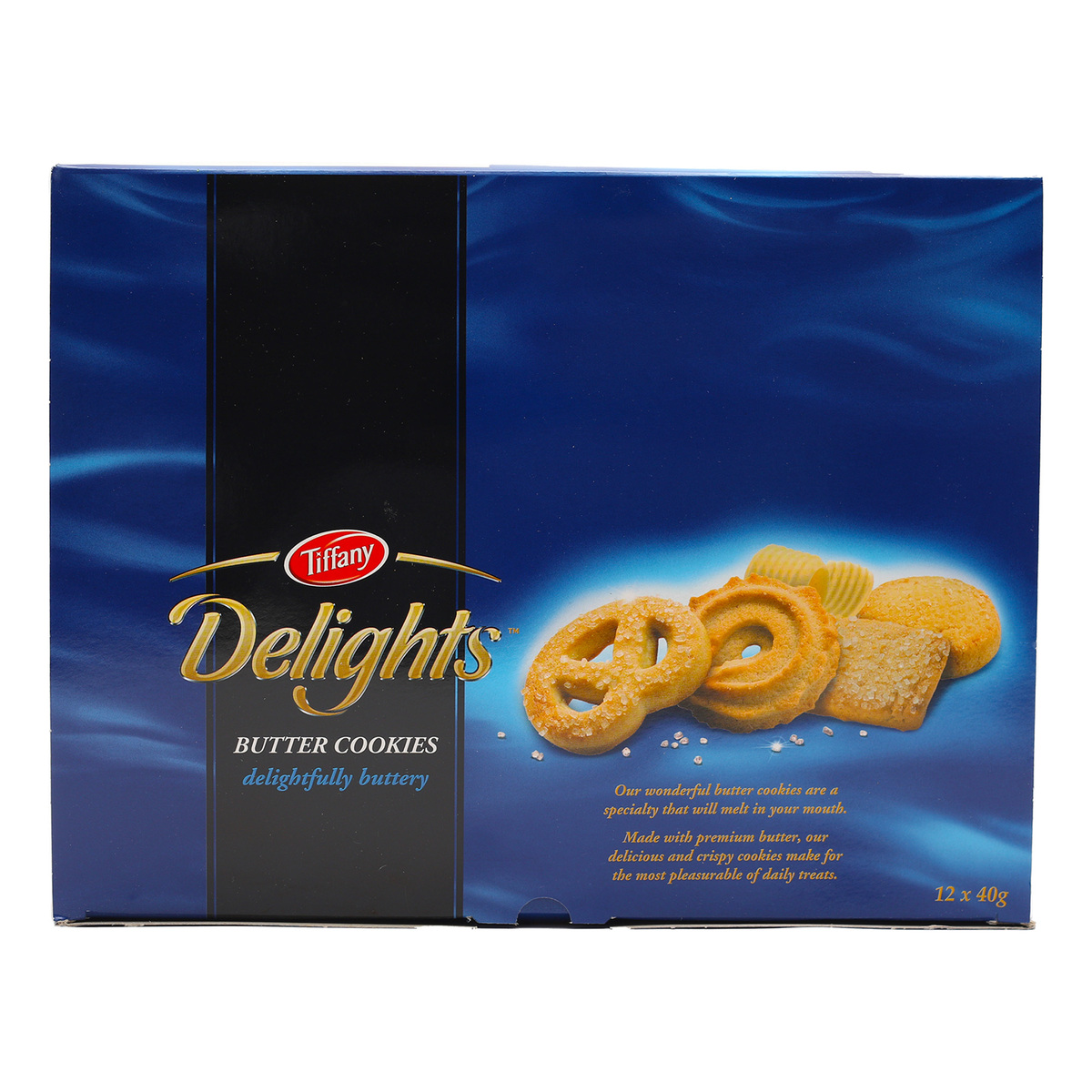 Tiffany Butter Cookies Delights Value Pack 12 x 40 g