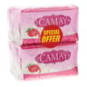 Camay Soap Creme & Strawberry 4 x 175
