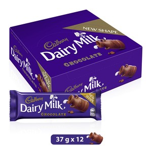 Cadbury Dairy Milk Chocolate Plain Bar 12 x 37g