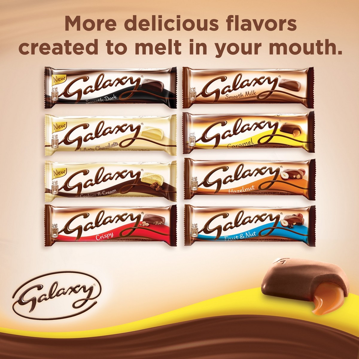 Galaxy Caramel Chocolate Bar 24 x 40 g