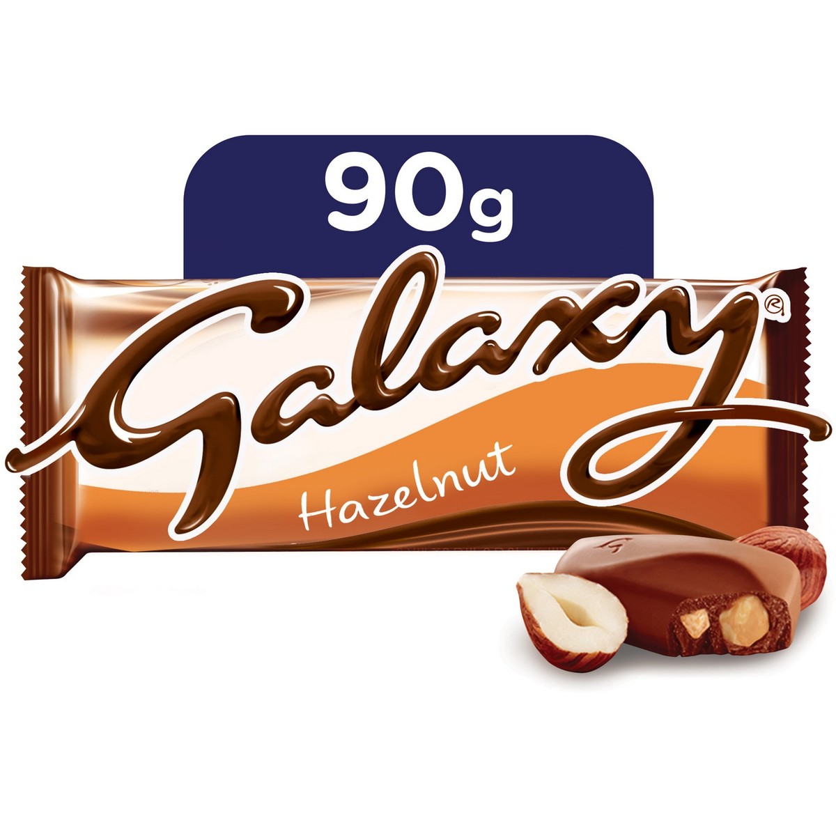 Galaxy Hazelnut Chocolate Bar 12 x 90 g