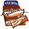 Galaxy Hazelnut Chocolate Bar 12 x 90 g
