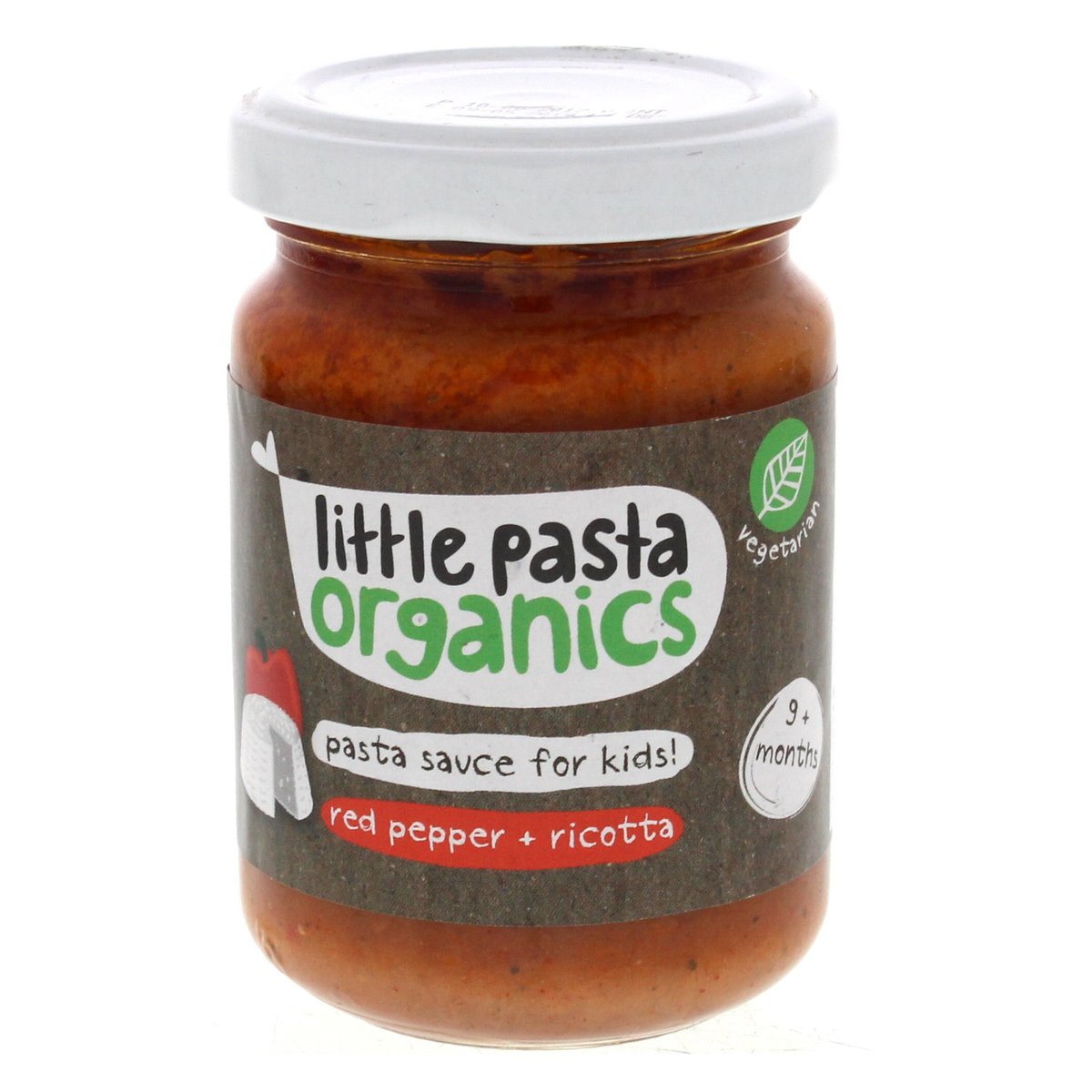 Little Pasta Orgnc Little Pasta Organics Pasta Sauce For Kids Red Pepper And Ricotta 130 g