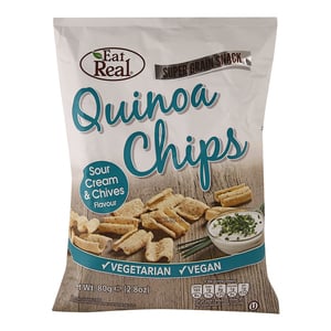Eat Real Quinoa Chips Sour Cream and Chives 80g