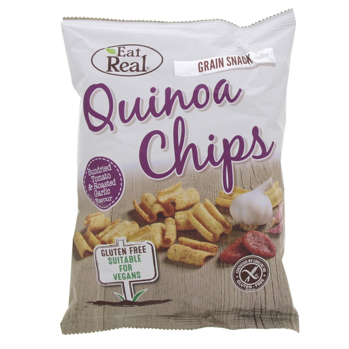 Eat Real Quinoa Chips Sundried Tomato and Roasted Garlic 80 g