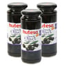 Hutesa Spanish Plain Black Olives 3 x 200g