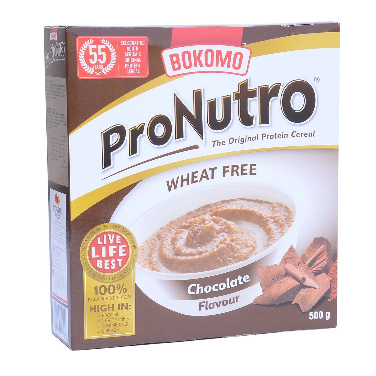 Bokomo ProNutro Chocolate Cereal Wheat Free 500 g