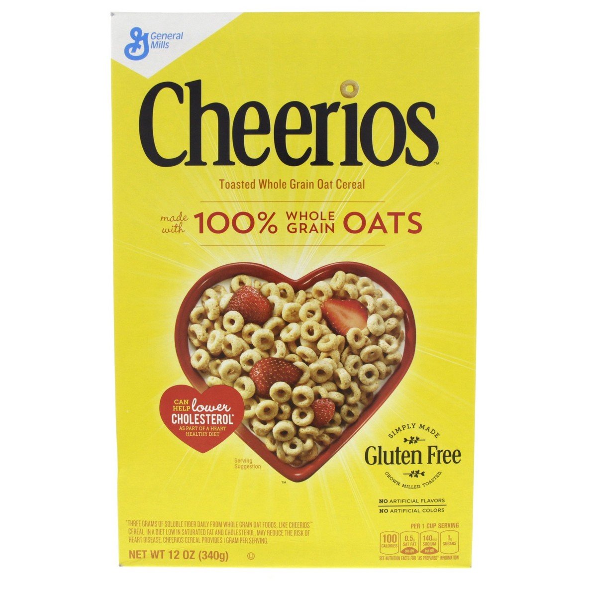General Mills Cheerios Toasted Whole Grain Oat Cereal 340 g