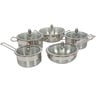 Chefline Solitaire Stainless Steel Cookware Set 10pcs