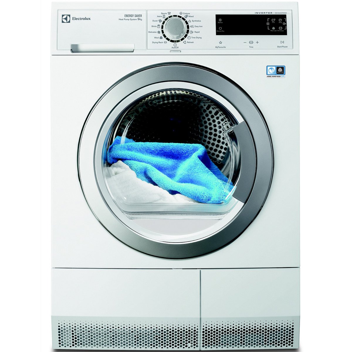 Electrolux Front Load Tumble Dryer with Heat Pump EDH3497TDW 9kg