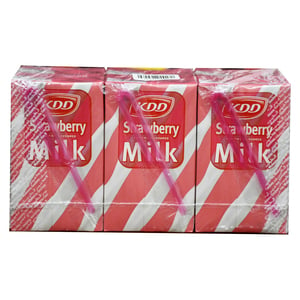 KDD Strawberry Milk 6 x 250ml