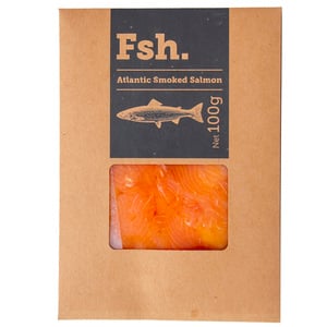 Fsh Atlantic Smoked Salmon 100g
