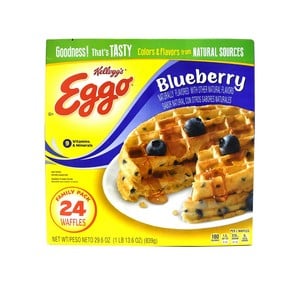 Kellogg's Eggo Blueberry Waffles 839 g