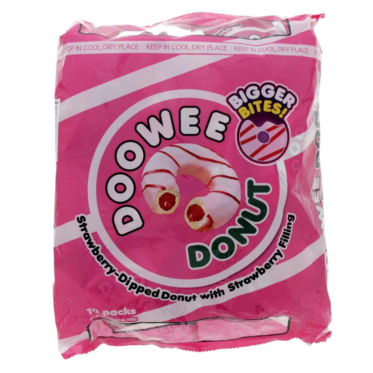 Doowee Donut With Strawberry Filling 10 x 40 g