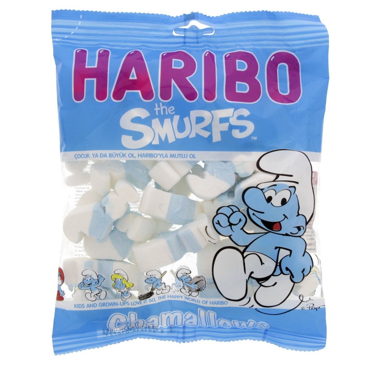 Haribo Chamallows Smurfs 125 g