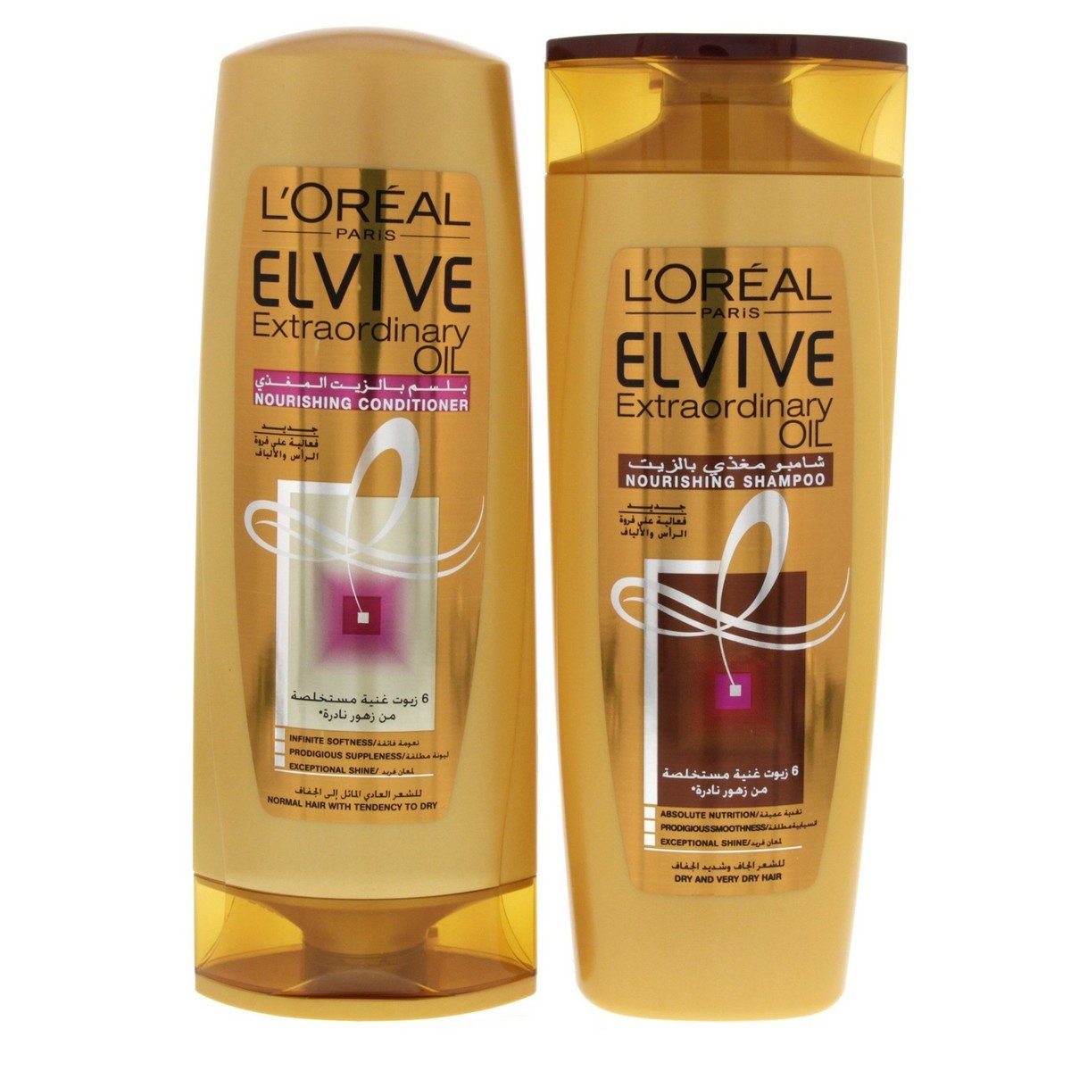 L'Oreal Elvive Extraordinary Oil Nourishing Shampoo 400 ml + Conditioner 400 ml
