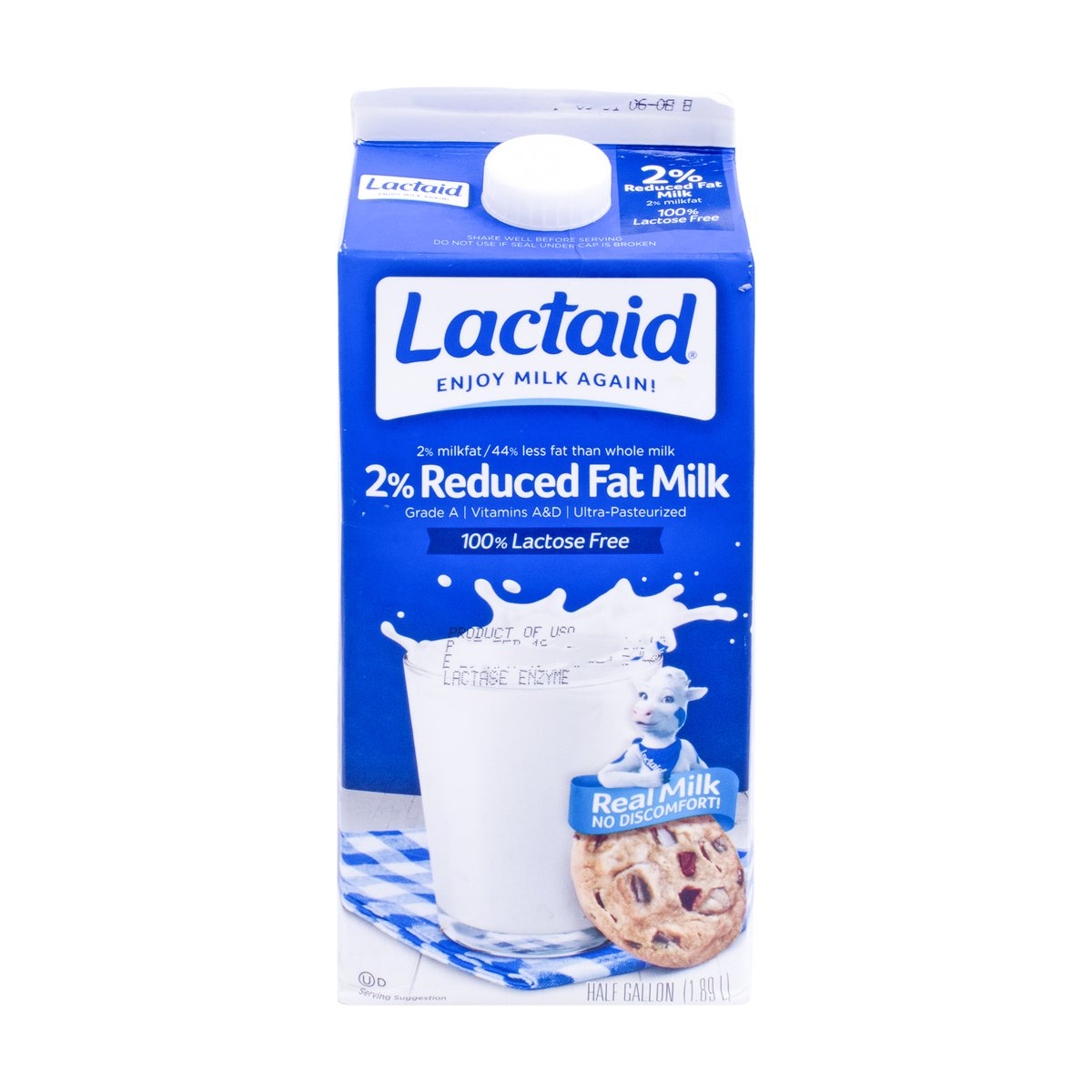 Lactaid Milk Reduced Fat 1.89 Litre
