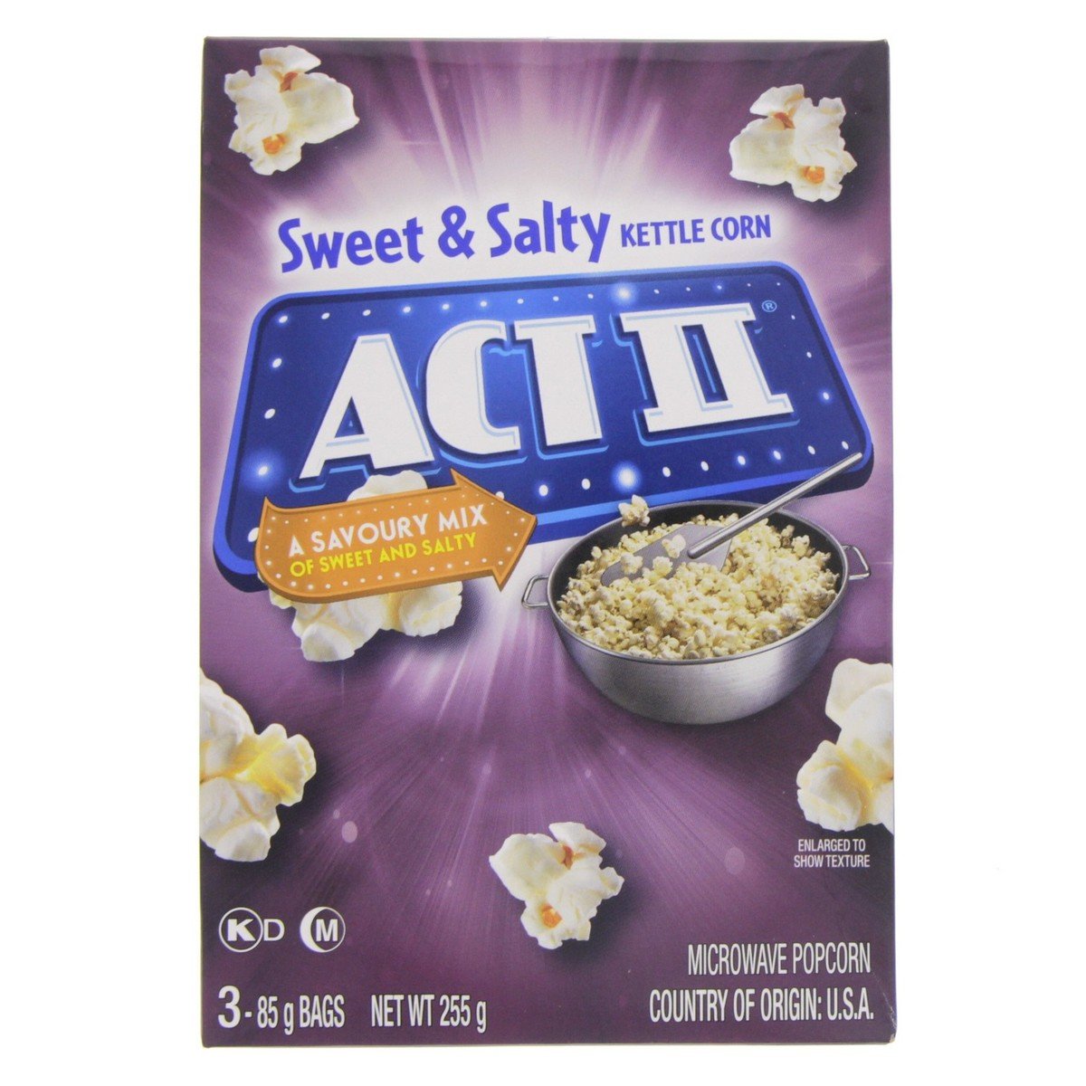 Act 2 Kettle Corn Microwave Popcorn 255 g