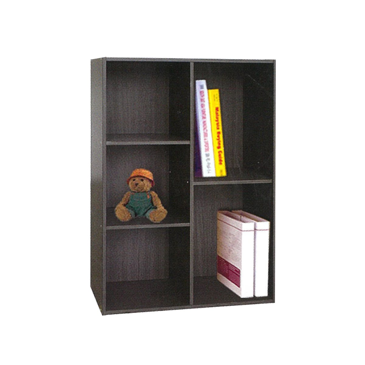 Heveapac Shelf 5 Compar 1500-Oak Grey