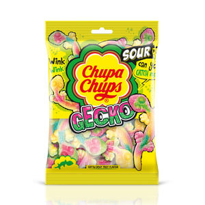 Buy Chupa Chups Sour Gecko Fruit Jellies 90 g Online at Best Price | Candy | Lulu Kuwait in Kuwait