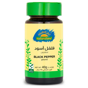 Natureland Ground Black Pepper 40g