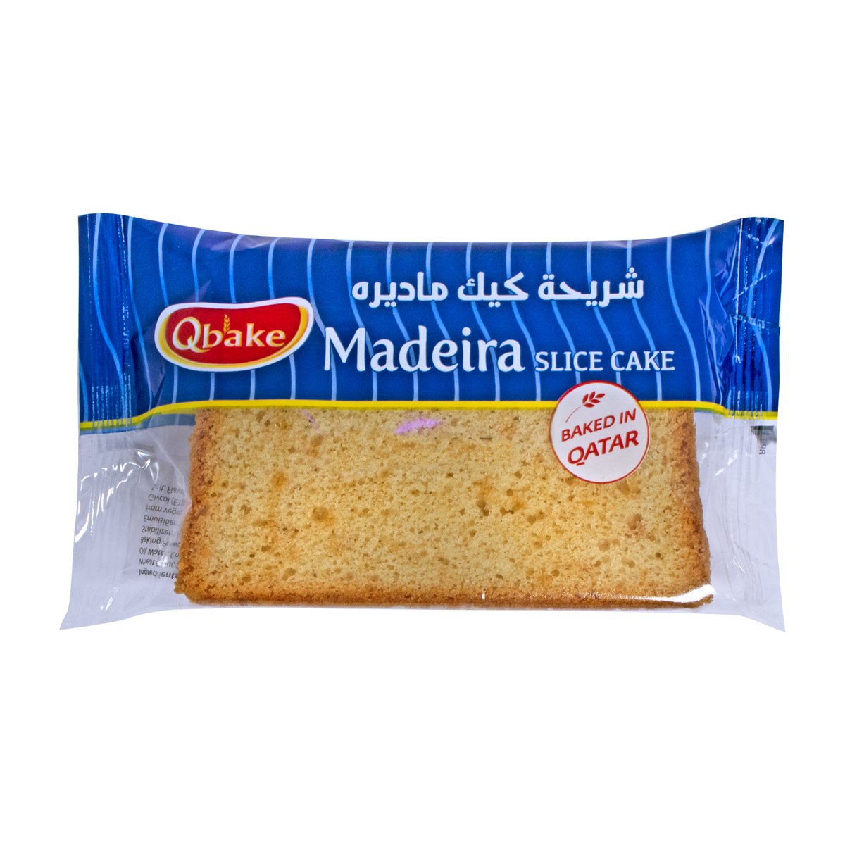 Qbake Madeira Slice Cake 1Pc