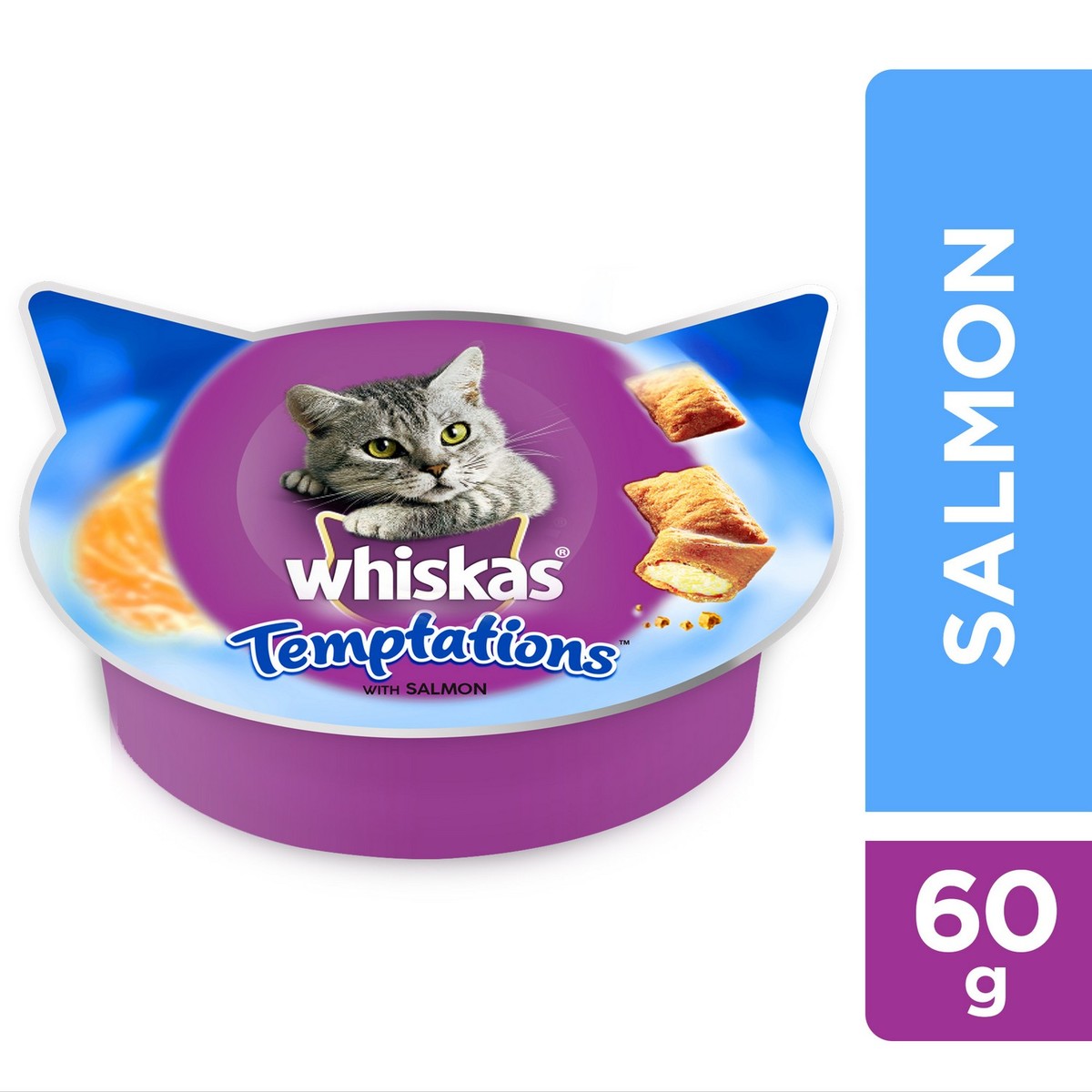 Whiskas Temptations with Salmon Cat Treats 60 g
