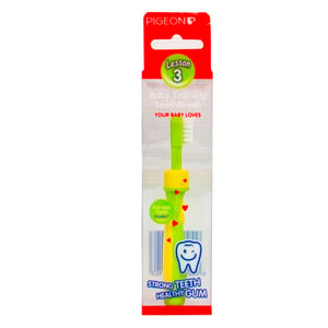 بيجون فرشاة أسنان تدريب الأطفال أخضر حبة واحدة