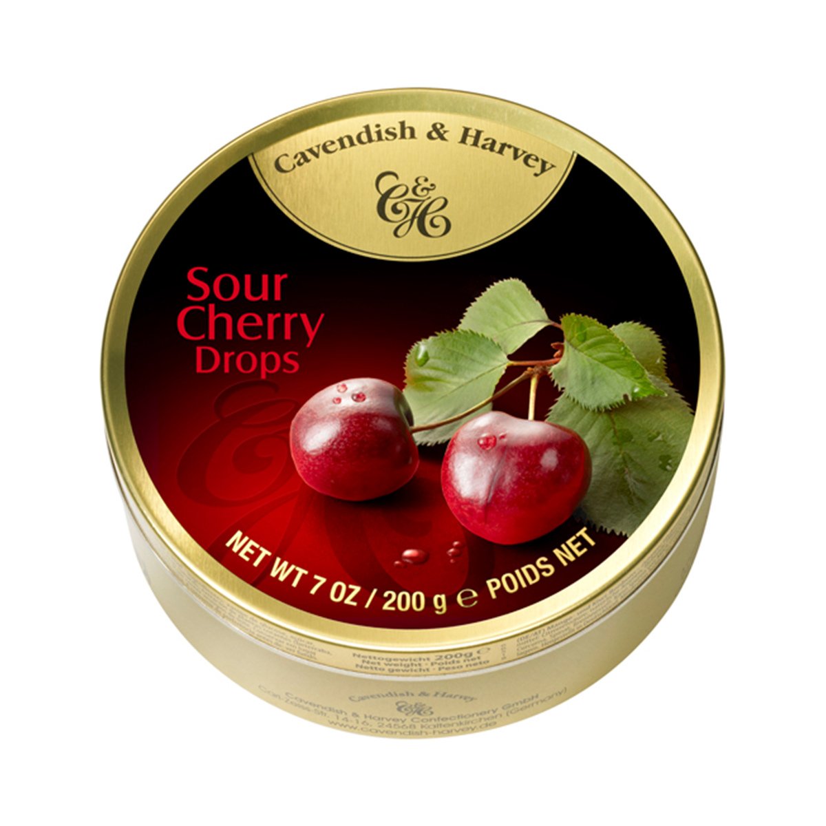 Cavendish & Harvey Sour Cherry Drops 200g