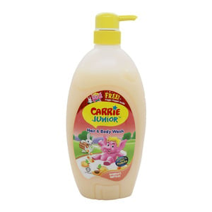 Carrie Junior Hair & Body Wash Yoghurt Apricot 1000g
