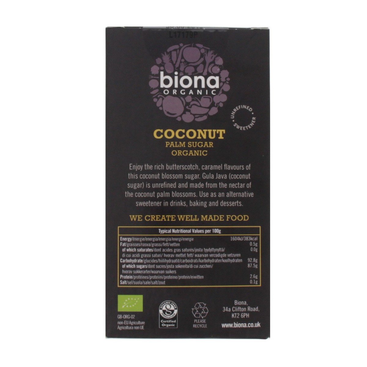 Biona Organic Coconut Palm Sugar 500 g