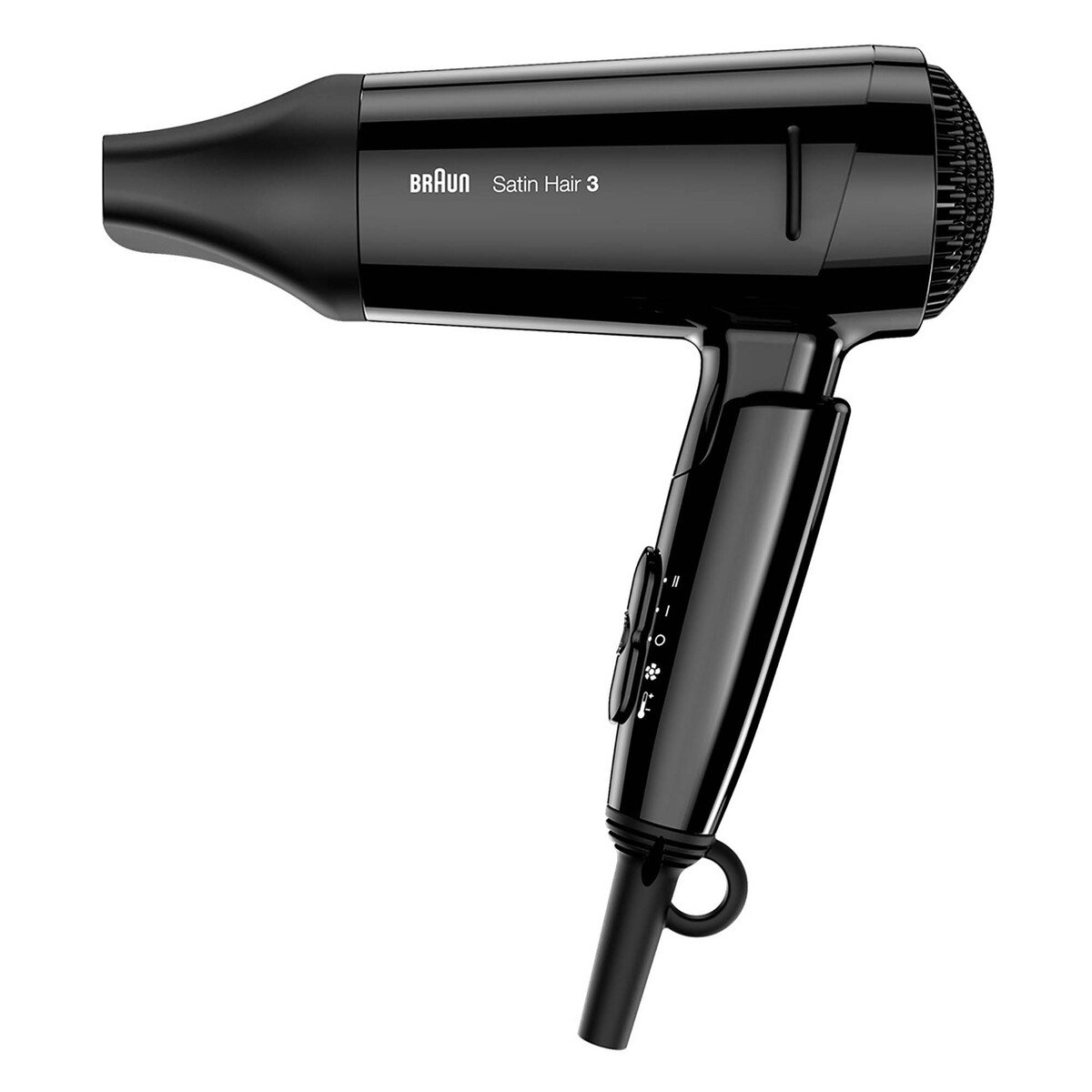 Braun Satin Hair 3 Style & Go travel dryer HD350 with Ionic function and professional style nozzle