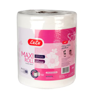 LuLu Maxi Roll Embossed Classic White 1ply 175m