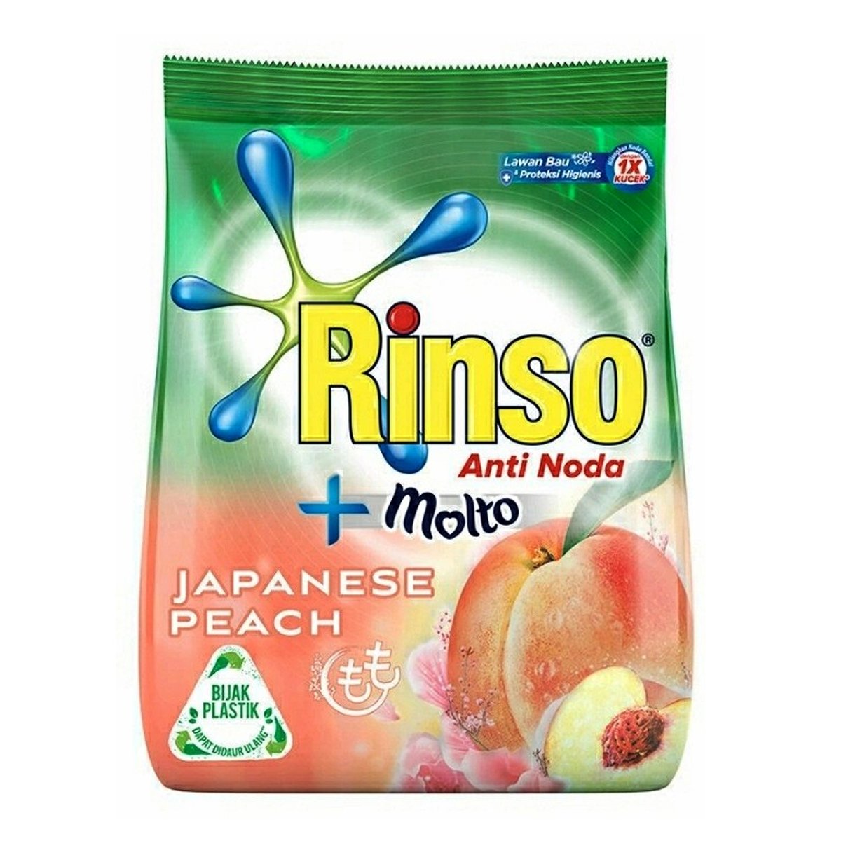 Rinso Molto Detergen Bubuk Japanese Peach 770g