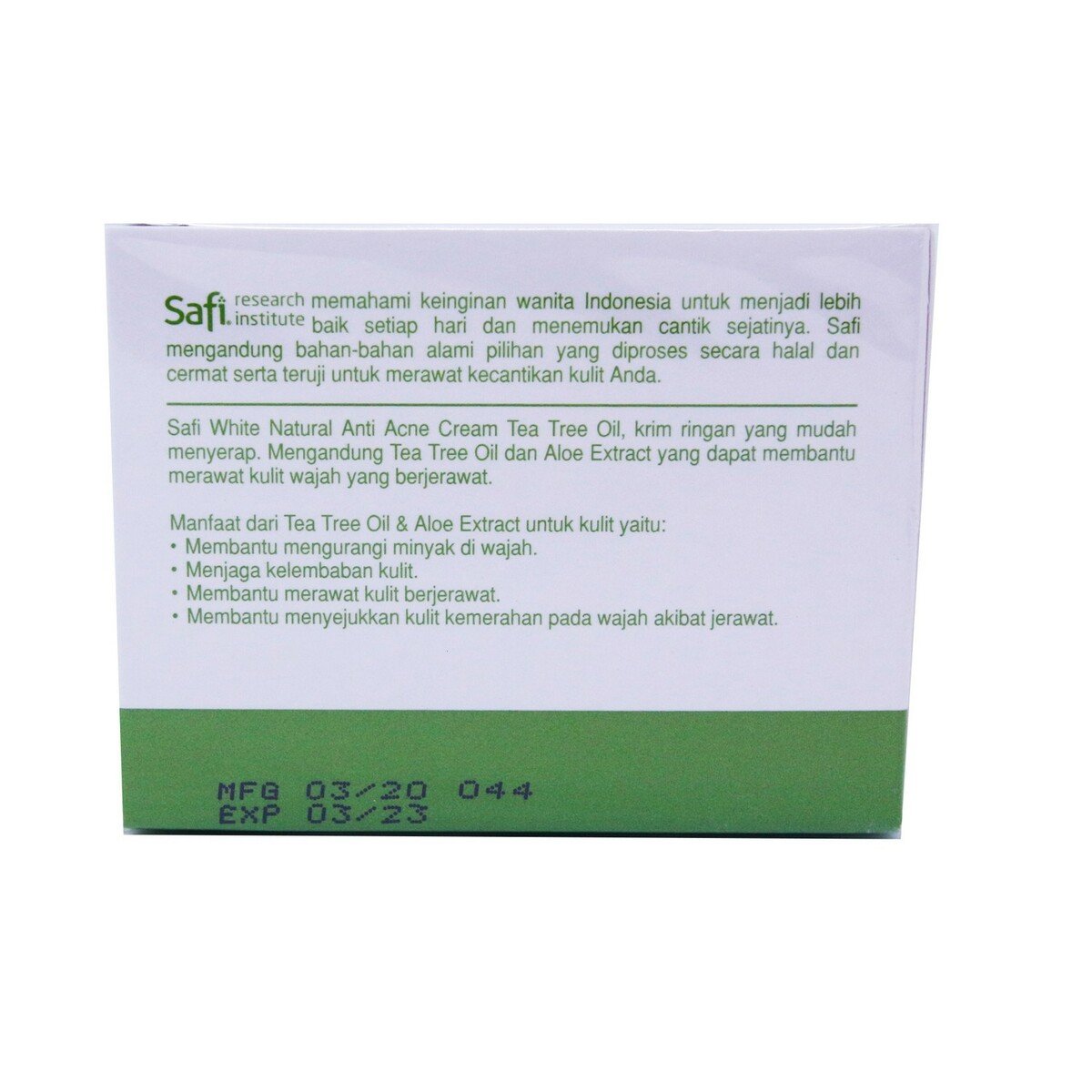 Safi White Natural Anti Acne Cream TTO 45g