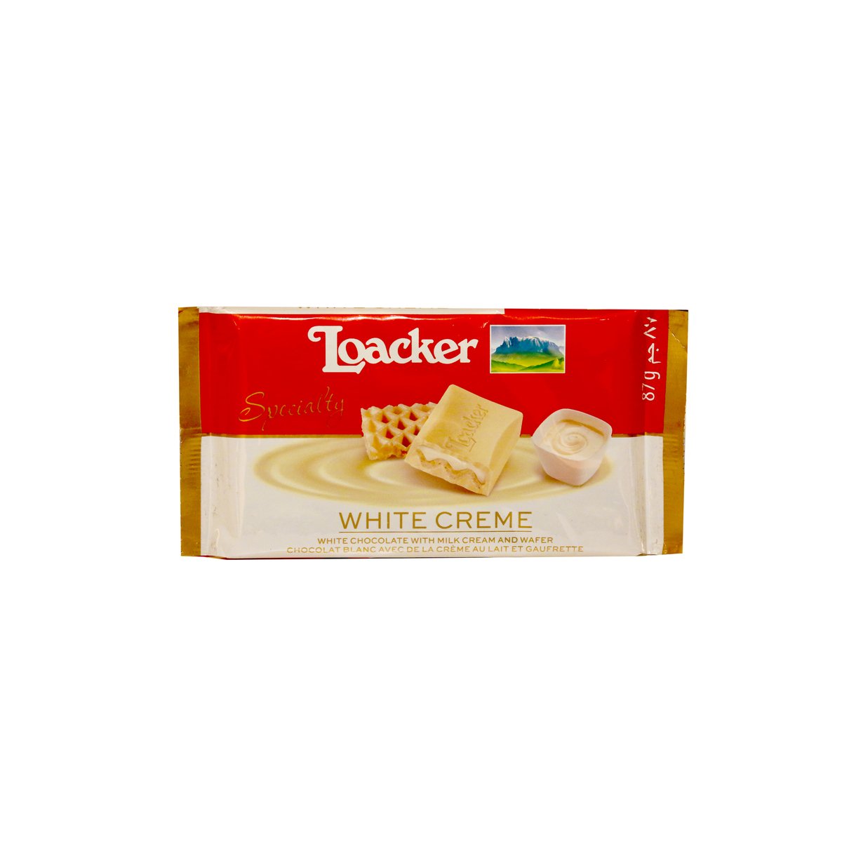Loacker White Chocolate Milk Cream, 87 g