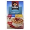 Quaker Instant Oatmeal Fruit & Cream 280 g