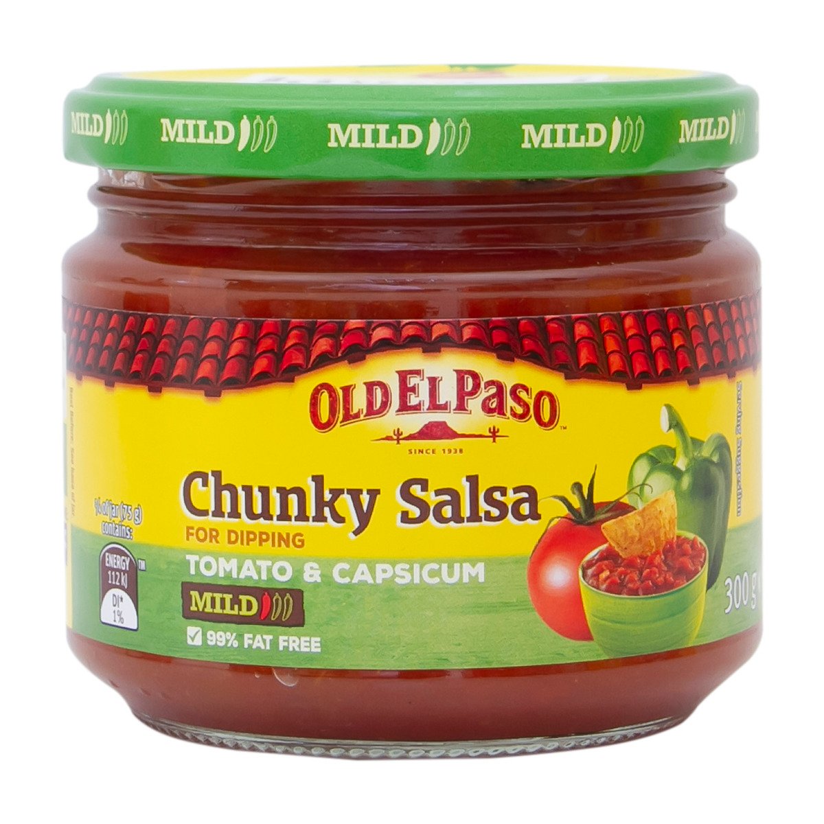 Old El Paso Mild Chunky Salsa Tomato & Capsicum 300 g